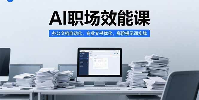 （15371期）AI职场效能课，办公文档自动化，专业文书优化，高阶提示词实战-网创副业教程