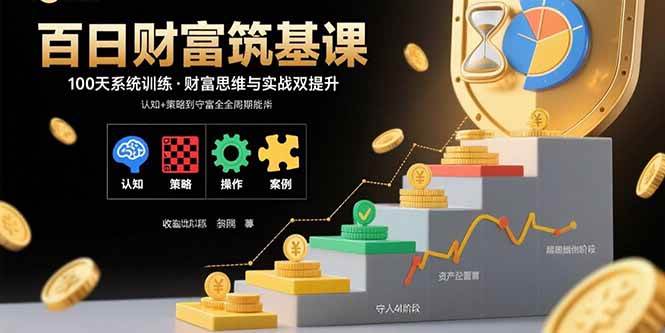 （15874期）百日财富筑基课：认知+策略+实操+案例拆解 实现从创富到守富全周期能力-网创副业教程