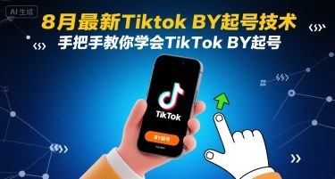 8月最新Tiktok搬运起号技术,手把手教你学会TikTok搬运起号-网创副业教程